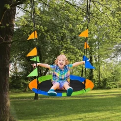 Outsunny - Columpio Nido de Tela Oxford* Entretenimiento·Hamacas Y Columpios|Columpios