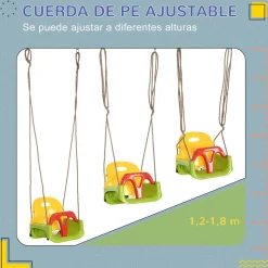 Outsunny - Columpio para bebé 3 en 1