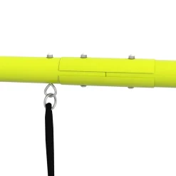 Outsunny - Conjunto 4 en 1 Columpios con Escalador