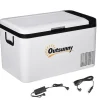 Outsunny - Nevera congelador portatil 25L Blanco