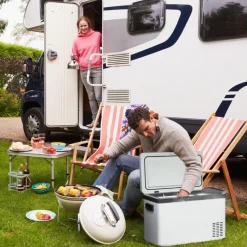 Outsunny - Nevera congelador 30L Blanco* Figuras De Acción