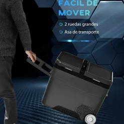 Outsunny - Nevera congelador 45L Negro* Figuras De Acción