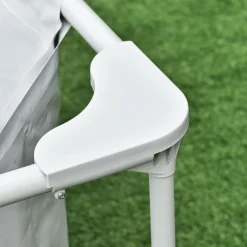 Outsunny - Piscina desmontable tubular gris 2.000 l con depuradora