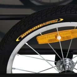 Homcom Outsunny - Remolque plegable para bicicleta