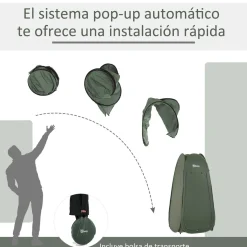Outsunny - Tienda camping Pop Up Verde* Juguetes De Verano