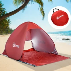 Outsunny - Tienda Pop Up playa Rojo* Juguetes De Verano