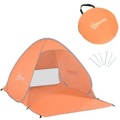 Outsunny - Tienda Pop Up playa Naranja* Juguetes De Verano