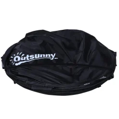 Outsunny - Tienda vestidor plegable 120x120x190 cm Negro* Juguetes De Verano