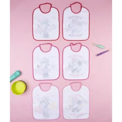 Prenatal Pack 6 baberos bebé Disney Minnie 100% algodón* Calzado Y Accesorios·Accesorios Y Complementos