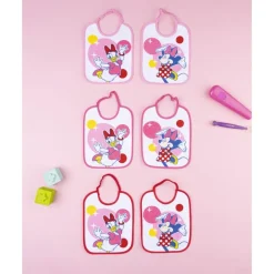 Prenatal Pack 6 baberos grandes Disney Minnie