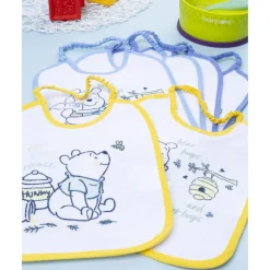 Prenatal Pack 6 baberos niño Winnie the Pooh (tamaño pequeño)