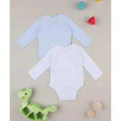 Prenatal Pack 2 bodies bebé manga larga con dinosaurios* Ropa Y Accesorios·Bodies|Recién Nacido·Ropa Y Accesorios