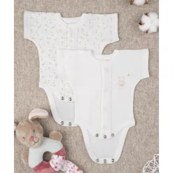 Prenatal Pack 2 bodies de algodón Oeko-Tex - Estrellitas* Recién Nacido·Ropa Y Accesorios|Ropa Y Accesorios·Prematuros