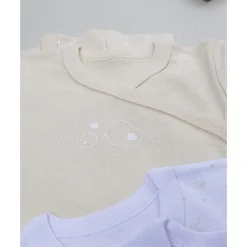 Prenatal Pack 5 bodies de manga corta para niña en beige y blanco* Ropa Y Accesorios·Bodies|Recién Nacido·Ropa Y Accesorios