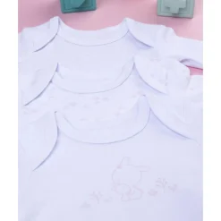 Prenatal Pack 5 bodies de manga larga para bebé niña en blanco y rosa* Ropa Y Accesorios·Bodies|Recién Nacido·Ropa Y Accesorios