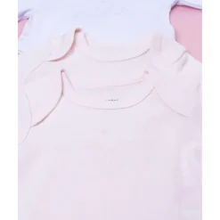 Prenatal Pack 5 bodies de manga larga para bebé niña en blanco y rosa* Ropa Y Accesorios·Bodies|Recién Nacido·Ropa Y Accesorios