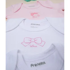 Prenatal Pack 5 bodies manga corta