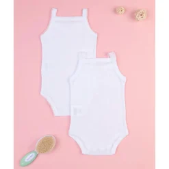 Prenatal Pack 2 Bodies Tirantes para Bebé