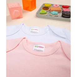 Prenatal Pack 2 body rosa y blanco* Descanso Y Ropa Interior·Bebé 3-36 Meses