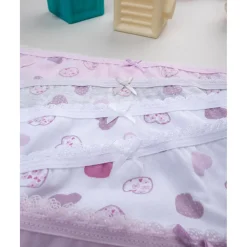 Prenatal Pack 7 braguita niña corazones