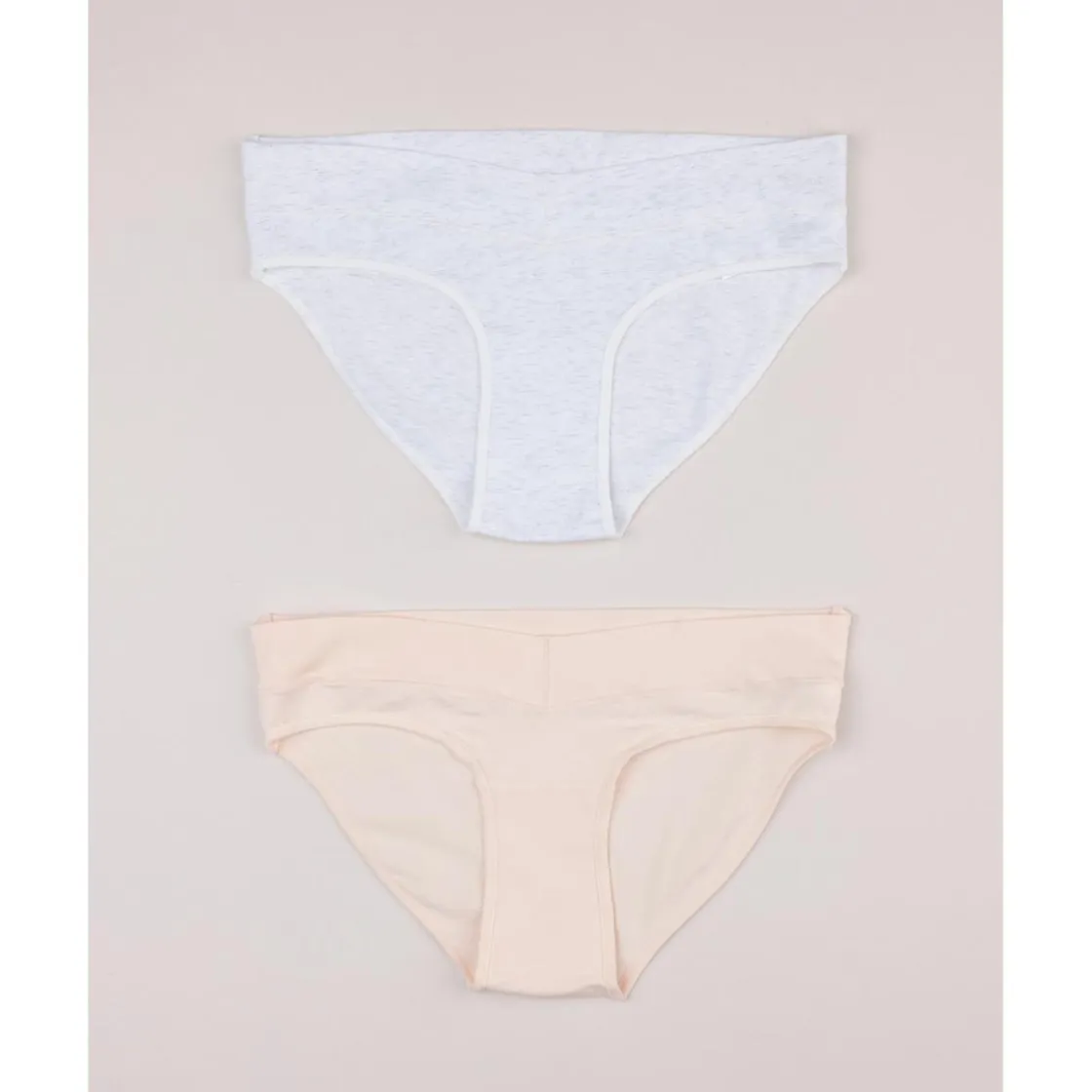 Prenatal Pack 2 braguitas blanco/beige premamá* Premamá·Íntimo Y Noche|Íntimo Y Noche·Slip