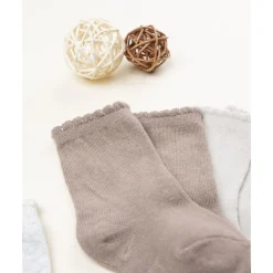 Prenatal Pack 4 calcetines altos niña colores otoño