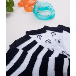 Prenatal Pack 3 Calcetines Bebé Niño Blanco/Azul Bicolor* Calzado Y Accesorios·Accesorios Y Complementos