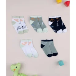 Prenatal Pack 5 calcetines Dinosaurios para niño* Calzado Y Accesorios·Accesorios Y Complementos