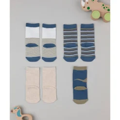 Prenatal Pack 4 calcetines para niño dinosaurios* Calzado Y Accesorios·Accesorios Y Complementos