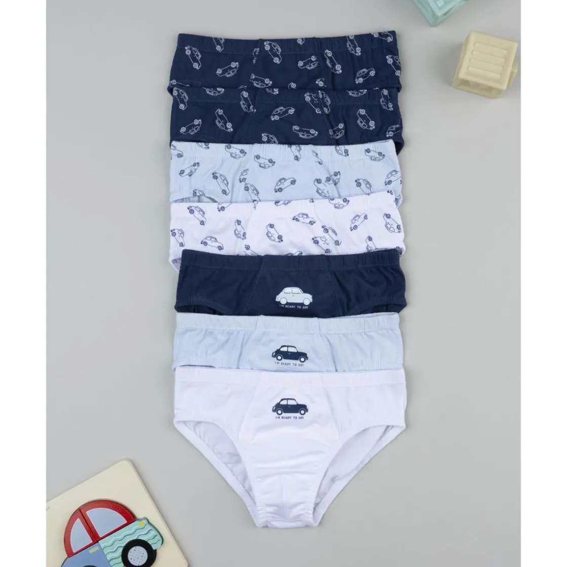 Prenatal Pack 7 calzoncillos coche para niño* Descanso Y Ropa Interior·Infantil 2-10 Años
