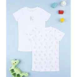 Prenatal Pack 2 camisetas Dino para niño