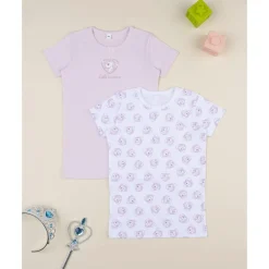 Prenatal Pack 2 camisetas interiores de unicornios para niña