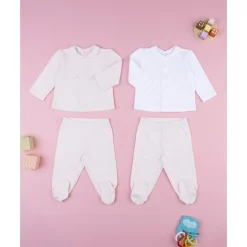 Prenatal Pack 2 conjuntos de bebé en terciopelo con estampado de conejitos* Recién Nacido·Ropa Y Accesorios|Ropa Y Accesorios·Conjuntos