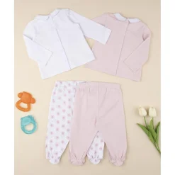 Prenatal Pack 2 conjuntos niña flores