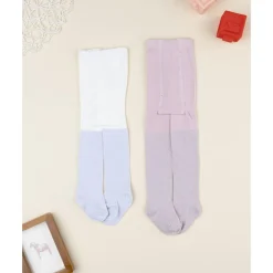 Prenatal Pack 2 leotardos de niña con hilo lurex* Calzado Y Accesorios·Accesorios Y Complementos