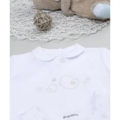 Prenatal Pack 3 peleles interlock de recién nacida blanco/beige* Ropa Y Accesorios·Peleles|Recién Nacido·Ropa Y Accesorios