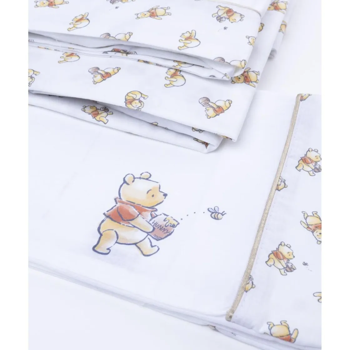 Prenatal Pack 3 piezas cuna/capazo – Winnie the Pooh all over