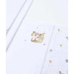 Prenatal Pack 3 piezas cuna/capazo – estampado otoñal con perrito