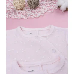 Prenatal Pack 3 pijamas largos de bebé en terciopelo corredino