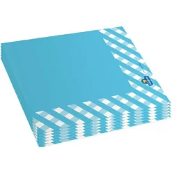 TOYS "R" US Pack 20 servilletas de papel - Cuadros azules