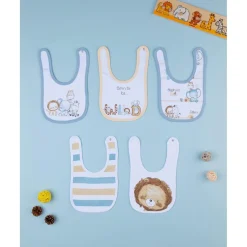 Prenatal Pack de 5 baberos con estampado