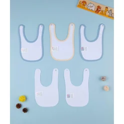 Prenatal Pack de 5 baberos con estampado