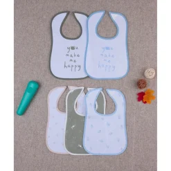 Prenatal Pack de 5 Baberos Grandes Plastificados* Recién Nacido·Ropa Y Accesorios|Ropa Y Accesorios·Baberos