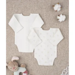 Prenatal Pack de 2 bodies afelpados 