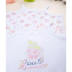 Prenatal Pack de 2 bodies con estampado de fresas para bebé niña