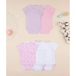 Prenatal Pack de 5 bodies cruzados para niña* Ropa Y Accesorios·Bodies|Recién Nacido·Ropa Y Accesorios