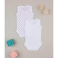 Prenatal Pack de 2 Bodies sin Mangas para Niña