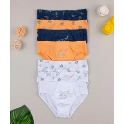 Prenatal Pack de 7 Braguitas de Dinosaurios* Descanso Y Ropa Interior·Infantil 2-10 Años