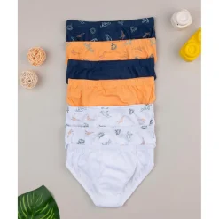 Prenatal Pack de 7 Braguitas de Dinosaurios* Descanso Y Ropa Interior·Infantil 2-10 Años
