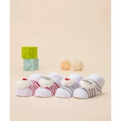 Prenatal Pack de 2 Calcetines "Love" para Recién Nacido